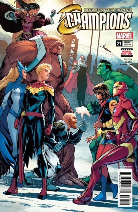 Champions #21 (2018) - 2nd Printing Variant