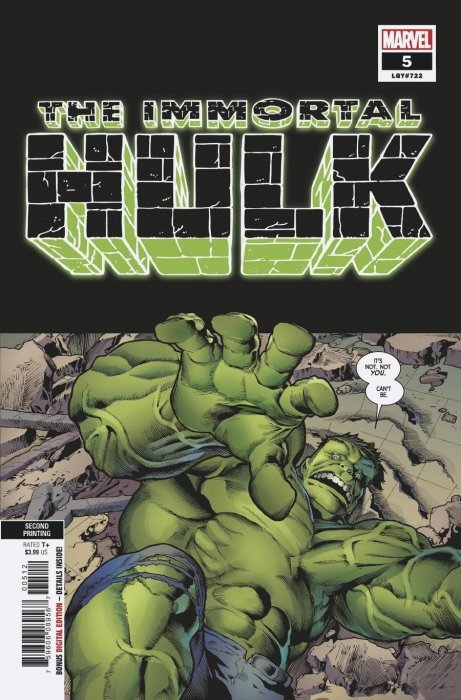 Immortal Hulk #5 (2018) - 2nd Printing Variant