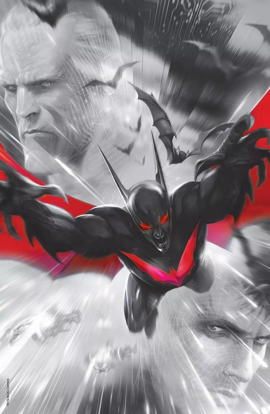 Batman Beyond #1 Spectral Comics Special Edition (2022) - 2022 NYCC Exclusive Francesco Mattina B&W Virgin Variant