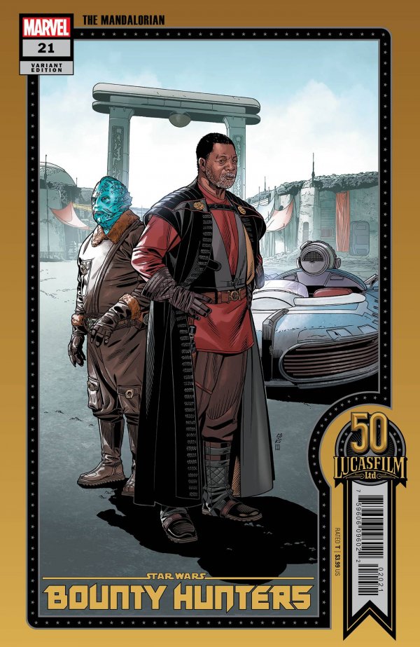 Star Wars: Bounty Hunters #21 (2022) - Chris Sprouse "Lucasfilm 50th Anniversary" Variant