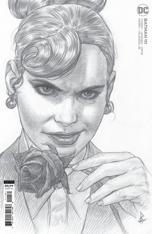 Batman #111 (2021) - 1:25 Riccardo Federici "Sketch" Variant