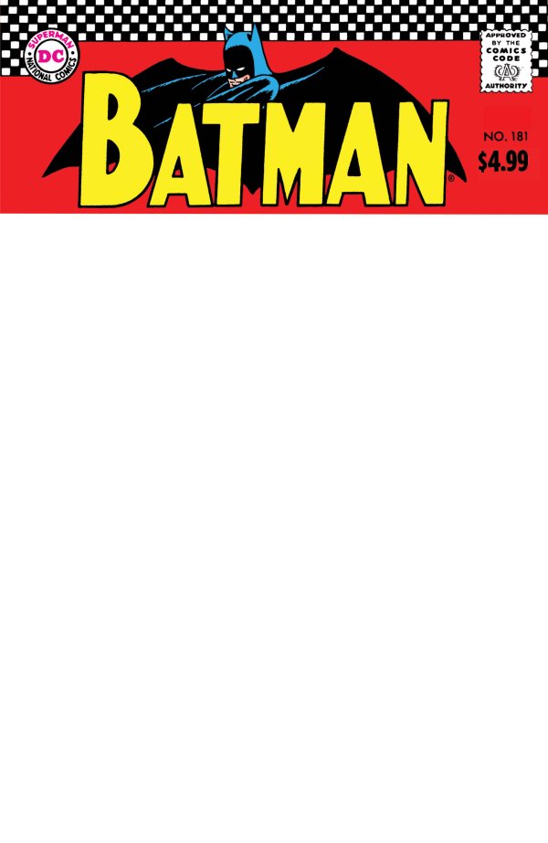 Batman #181 (2023) - Facsimile Edition - Blank Variant