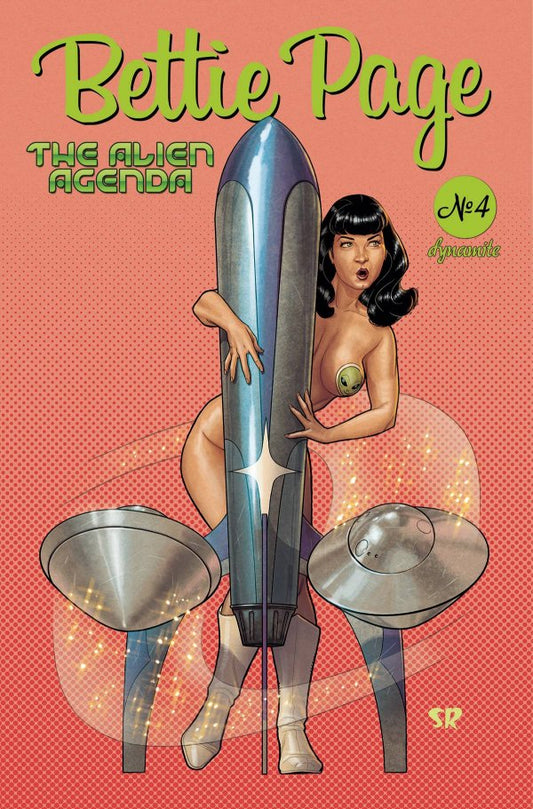 Bettie Page: The Alien Agenda #4 (2022) - Stephane Roux Variant