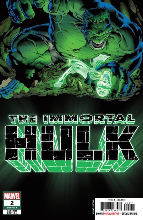 Immortal Hulk #2 (2018) - 2nd Printing Variant