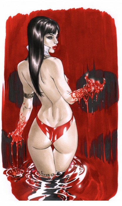 Vampirella #12 (2020) - Exclusive Eric Basaldua (EBas) Virgin Variant