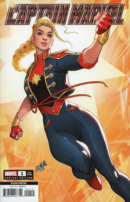 Captain Marvel #1 (2023) - 2nd Printing - 1:25 David Nakayama Variant