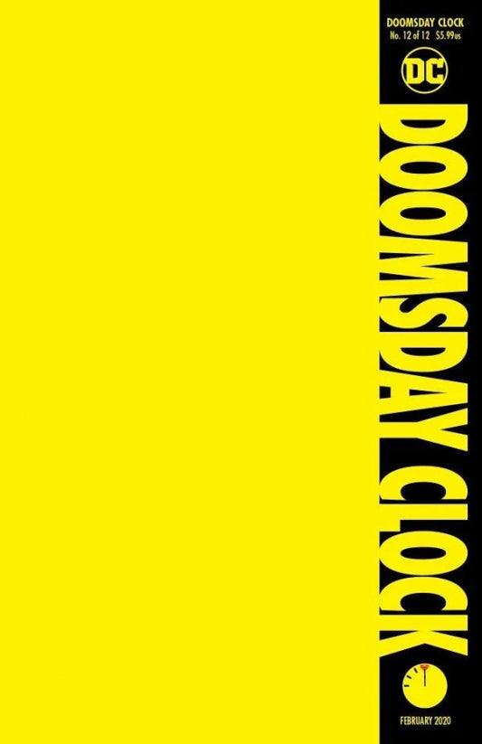 Doomsday Clock #12 (2019) - Blank Variant