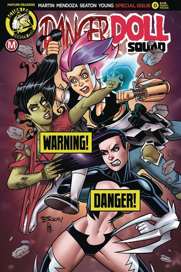 Danger Doll Squad #0 (2017) - Bill McKay Risque Variant