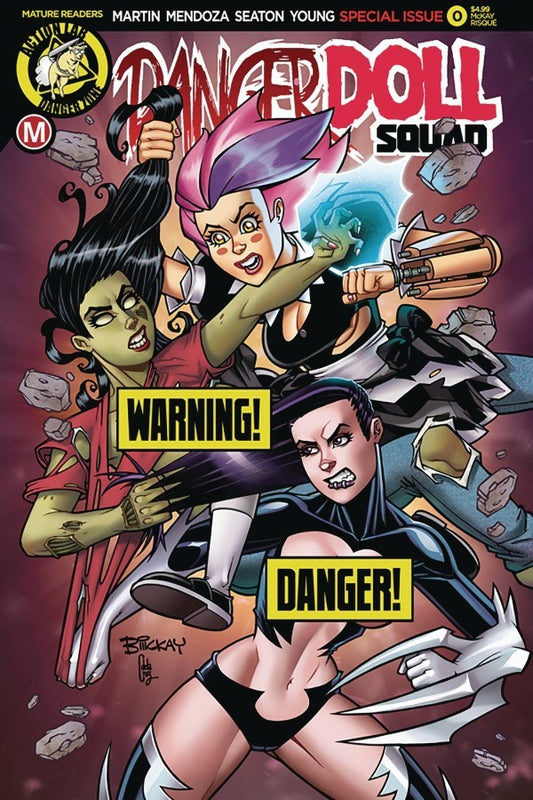 Danger Doll Squad #0 (2017) - Bill McKay Risque Variant