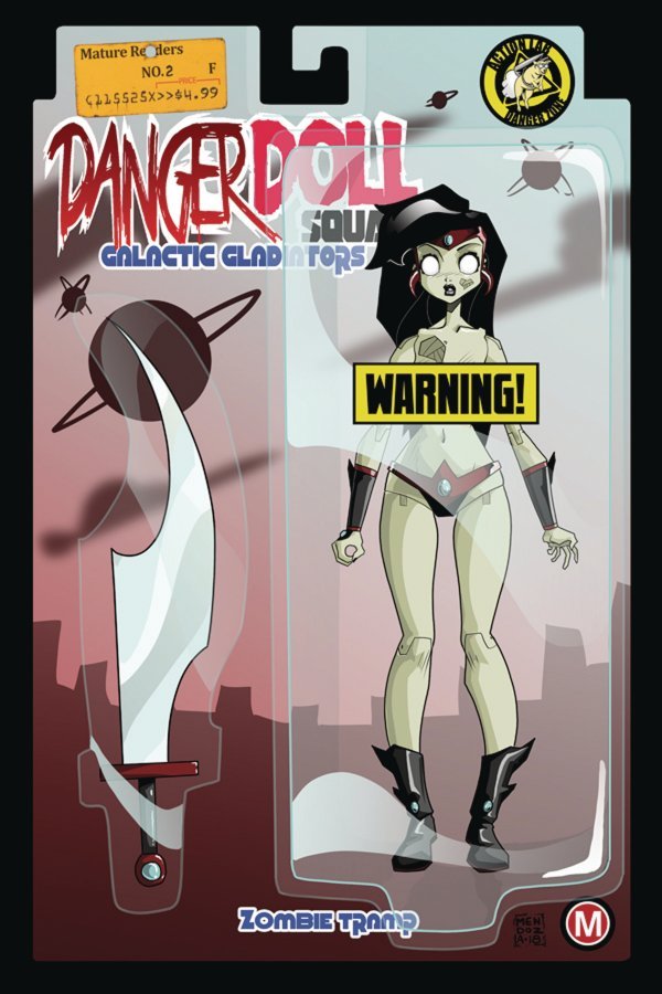 Danger Doll Squad: Galactic Gladiators #2 (2018) - Dan Mendoza Risque Variant