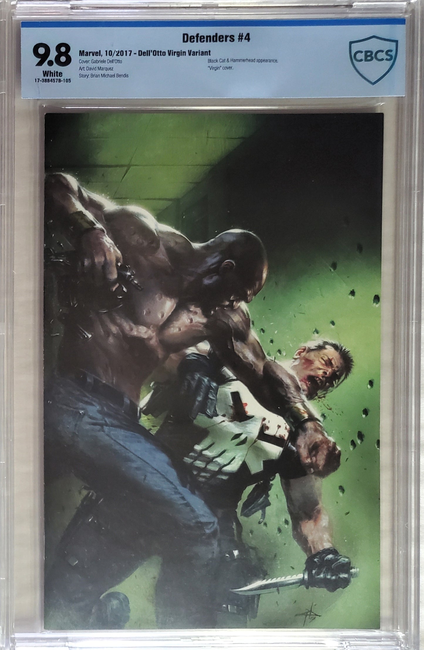 Defenders #4 (2017) - Exclusive Gabriele Dell'Otto Virgin Variant - CBCS 9.8