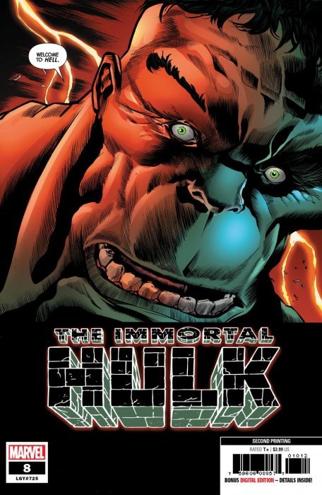 Immortal Hulk #10 (2018) - 2nd Printing Variant