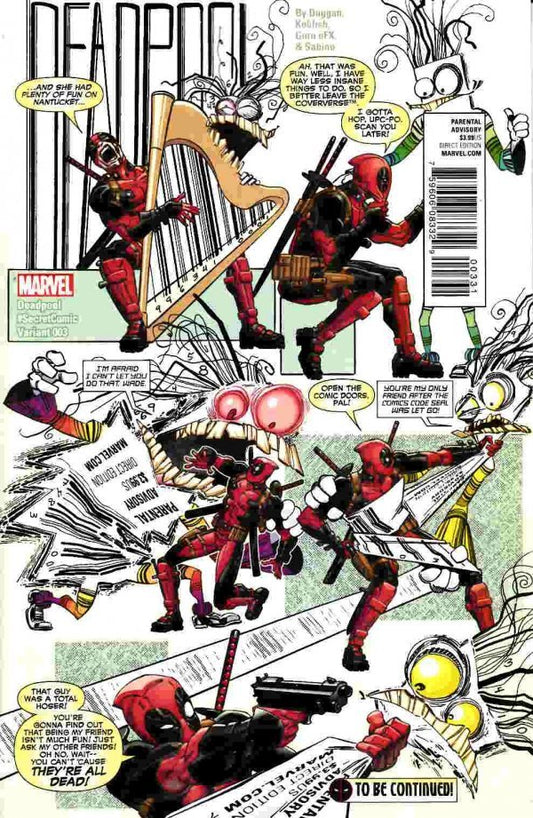 Deadpool #3 (2015) - Scott Koblish "Secret Comic" Variant