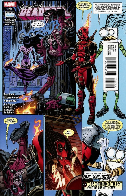 Deadpool #12 (2016) - Scott Koblish "Secret Comic" Variant