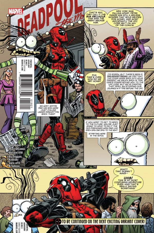 Deadpool #19 (2016) - Scott Koblish "Secret Comic" Variant