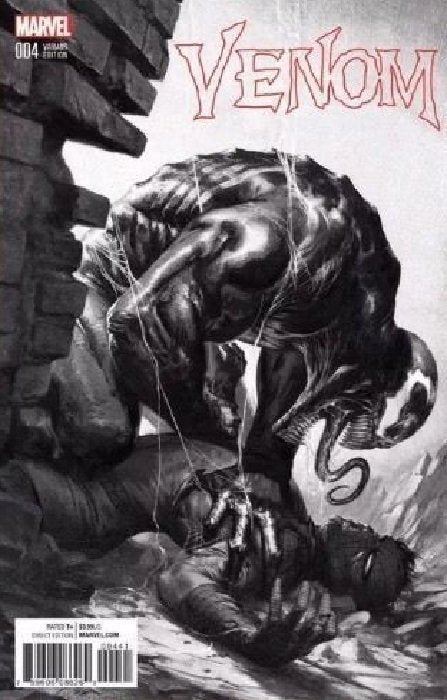 Venom #4 (2017) - Exclusive Gabriele Dell'Otto B&W Variant