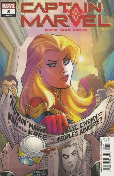 Captain Marvel #8 (2019) - Amanda Conner "Secret Bloody Carnage" Variant