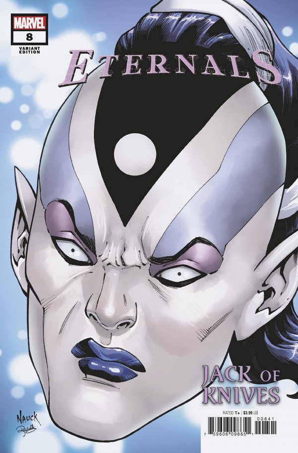 Eternals #8 (2021) - Todd Nauck Headshot Variant