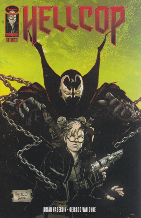 Hellcop #1 (2021) - 1:10 Brian Haberlin & Geirrod Van Dyke "Spawn" Variant