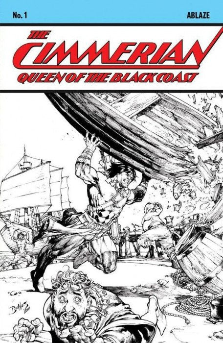 Cimmerian: Queen of the Black Coast #1 (2020) - 1:10 Ed Benes "Homage" Sketch Variant