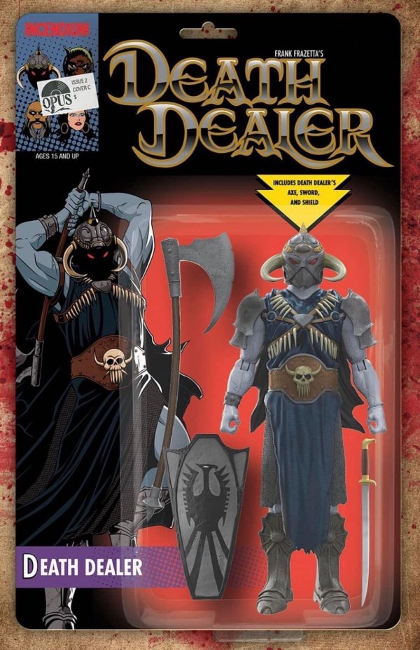 Frank Frazetta's Death Dealer #2 (2022) - Cover C - 1:5 Matthew Skiff 'Action Figure' Variant