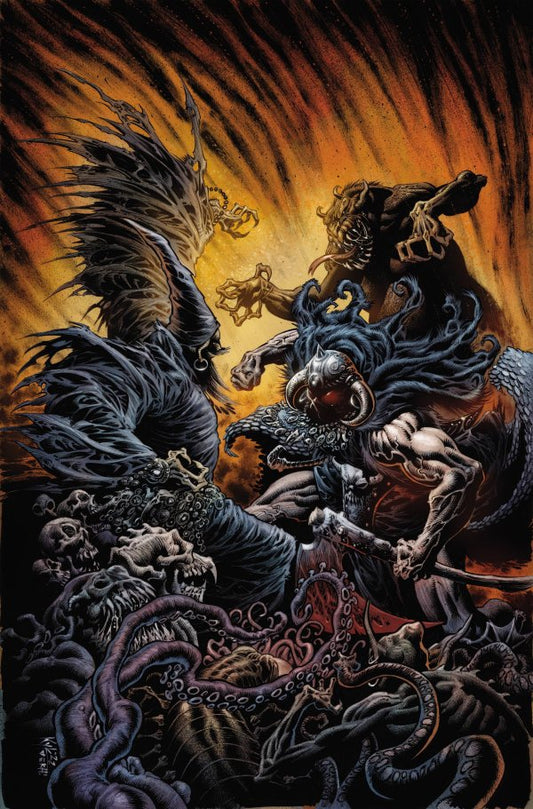 Frank Frazetta's Death Dealer #6 (2022) - Cover E - 1:20 Kyle Hotz Virgin Variant