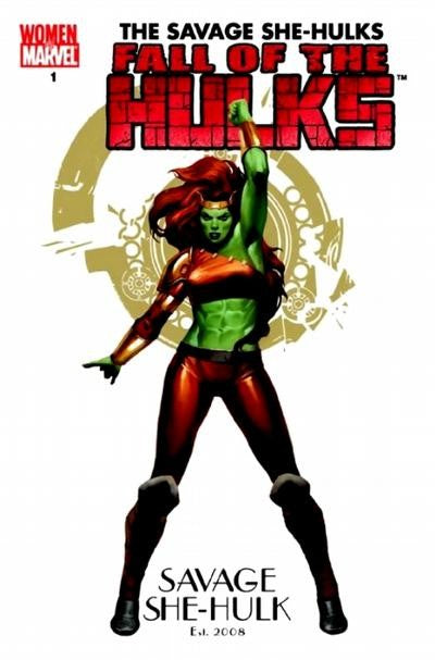 Fall of the Hulks: The Savage She-Hulks #1 (2010) - 1:10 Jelena Kevic-Djurdjevic "Women of Marvel" Variant