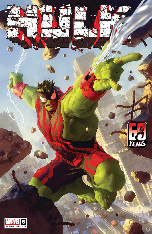 Hulk #6 (2022) - Alex Garner "Spider-Man 60th Anniversary" Variant