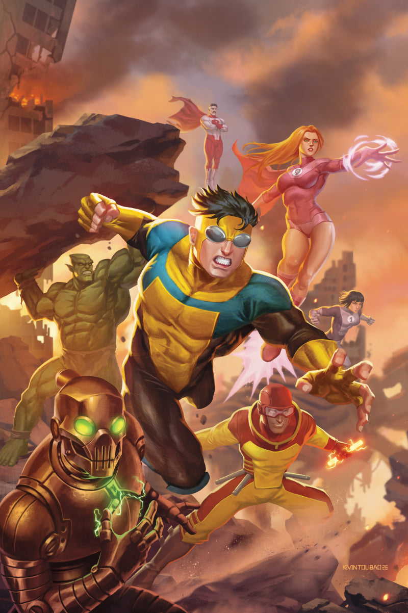 Invincible Returns #1 Facsimile Edition (2026) - Kevin Tolibao Foil Virgin "Connecting" Variant