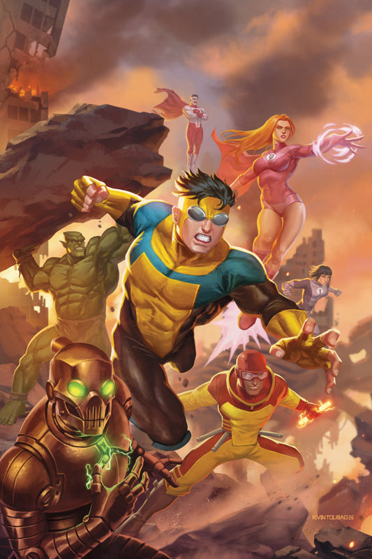 Invincible Returns #1 Facsimile Edition (2026) - Kevin Tolibao Foil Virgin "Connecting" Variant