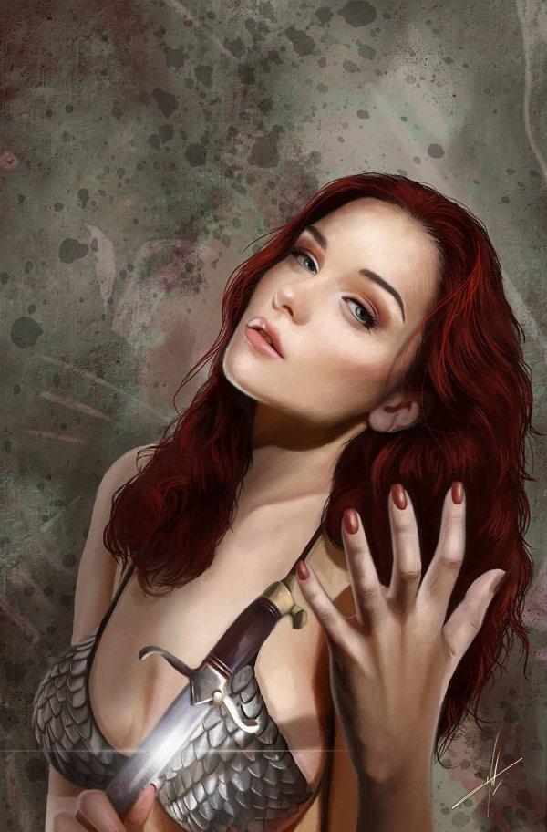 Invincible Red Sonja #10 (2022) - 1:30 Carla Cohen Virgin Variant