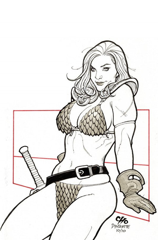 Invincible Red Sonja #9 (2022) - 1:7 Frank Cho Virgin Variant