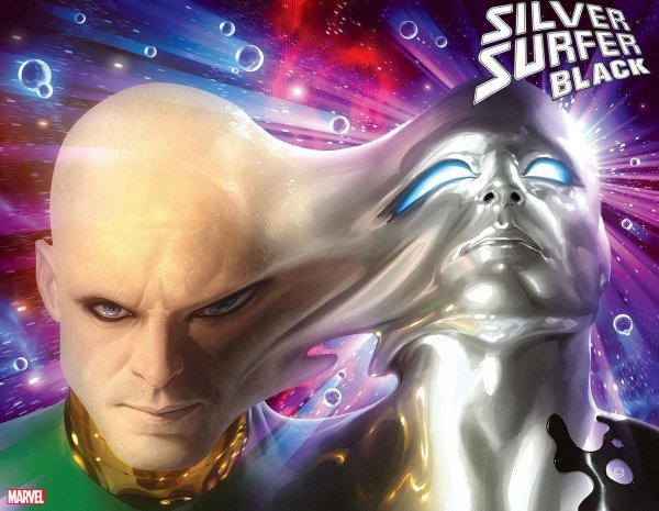 Silver Surfer: Black #4 (2019) - Alex Garner "Immortal" Wraparound Variant