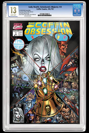 Lady Death: Cataclysmic Majesty #2 CCG  Necrograde Variant Edition (2022)
