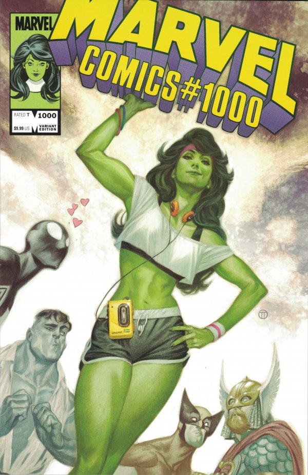 Marvel Comics #1000 (2019) - Julian Totino Tedesco "80s" Variant