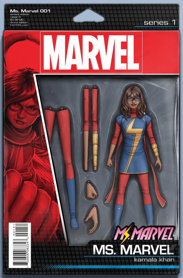 Ms. Marvel #1 (2015) - John Tyler Christopher "Action Figure" Variant