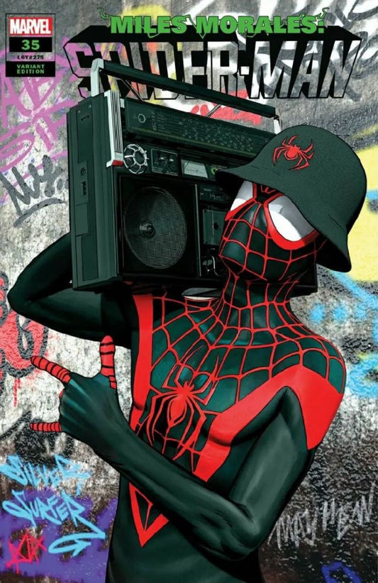 Miles Morales: Spider-Man #35 (2022) - Exclusive Mike Mayhew "LL Cool J Homage" Variant