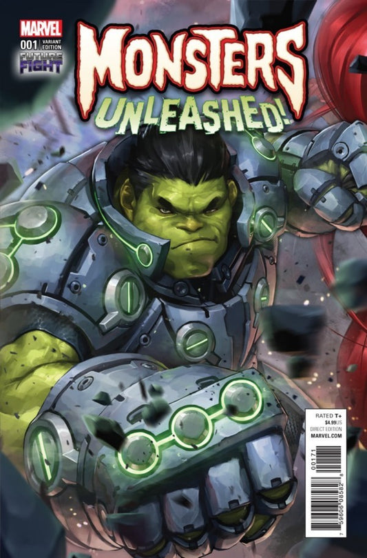 Monsters Unleashed #1 (2017) - 1:25 JeeHyung Lee "Future Fight" Video Game Variant