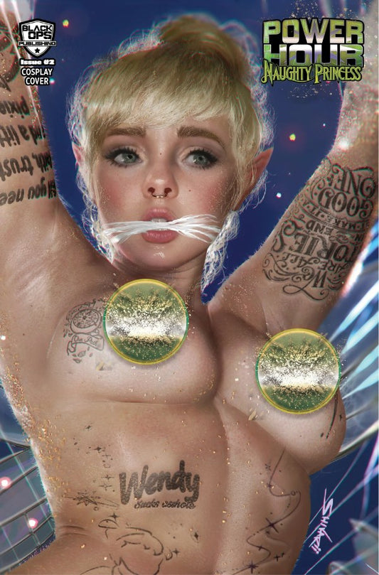 Power Hour #2 (2024) - Exclusive Shikarii Naughty Princess Cover - "Tink - Up-Close Gag" Variant