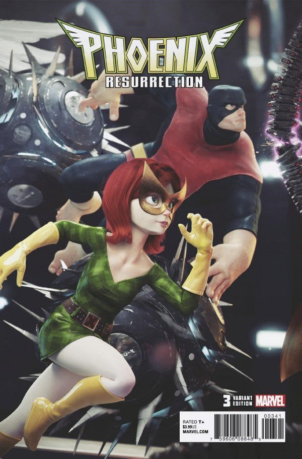 Phoenix Resurrection: The Return of Jean Grey #3 (2018) - Victor Hugo Connecting Variant