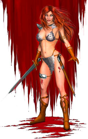 Red Sonja #1 (2023) - Exclusive Sheldon Bueckert Virgin Variant