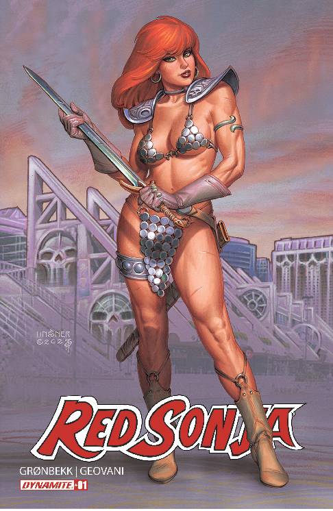 Red Sonja #1 (2023) - PX Previews SDCC Exclusive Joseph Michael Linsner Variant