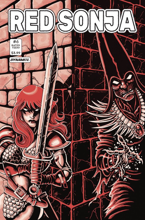 Red Sonja #6 (2022) - Ken Haeser "TMNT Homage" Variant