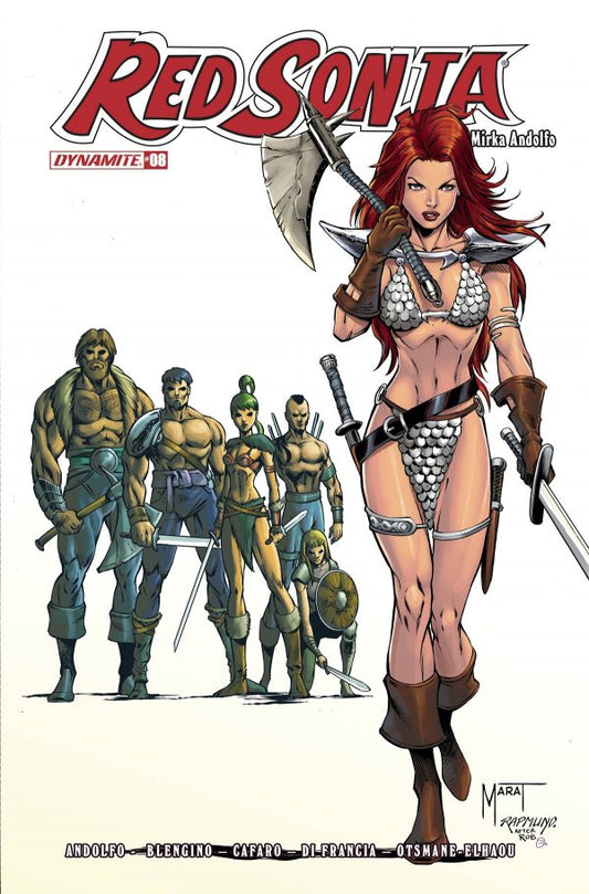 Red Sonja #8 (2022) - Marat Mychaels "Rob Liefeld Homage" Variant