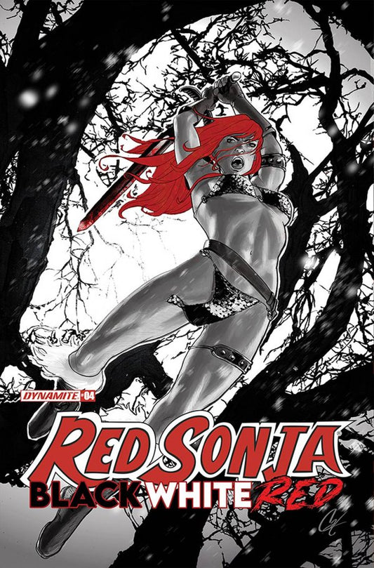 Red Sonja: Black, White, Red #4 (2021) - Cat Staggs Variant