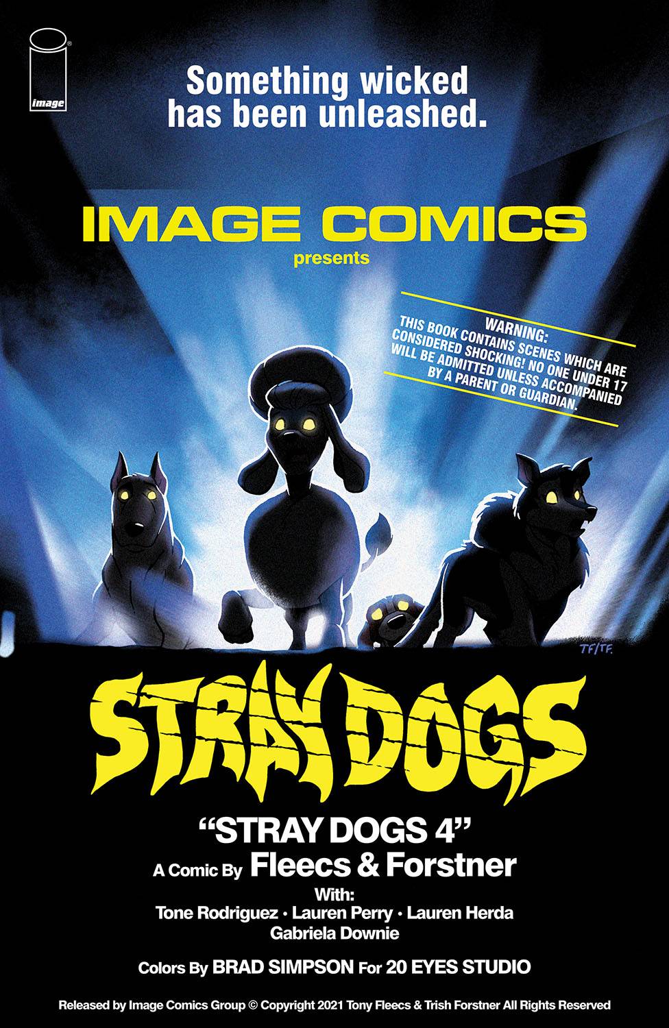 Stray Dogs #4 (2021) - Horror Movie Variant