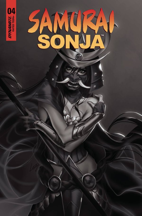 Samurai Sonja #4 (2022) - 1:10 Lesley 'Leirix' Li Black & White Variant