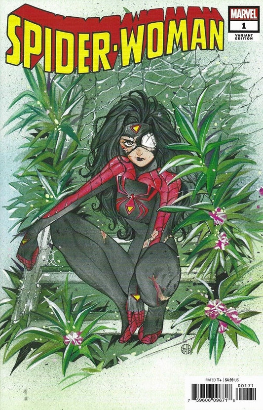 Spider-Woman #1 (2020) - 1:25 Peach Momoko Variant