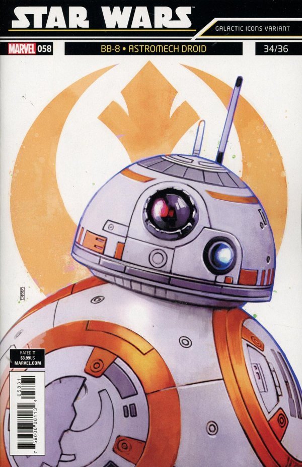 Star Wars #58 (2018) - Rod Reis "Galactic Icons" Variant