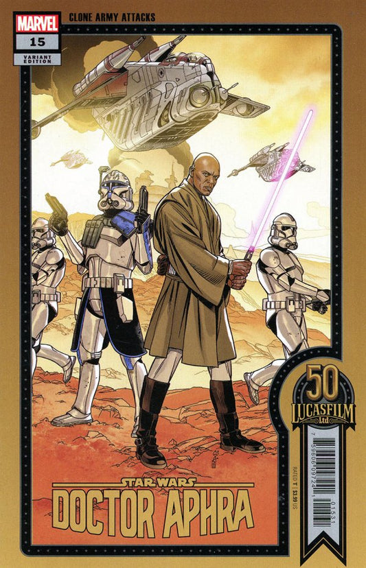 Star Wars: Doctor Aphra #15 (2021) - Chris Sprouse "Lucasfilm 50th Anniversary" Variant